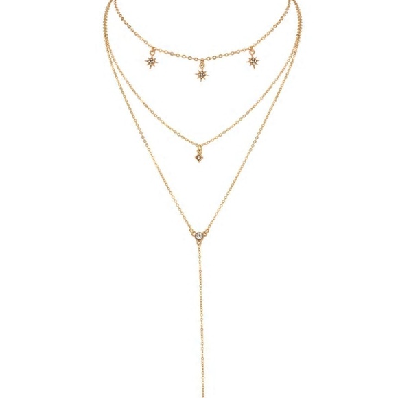 STAR LAYERED NECKLACE - Picture 2 of 2